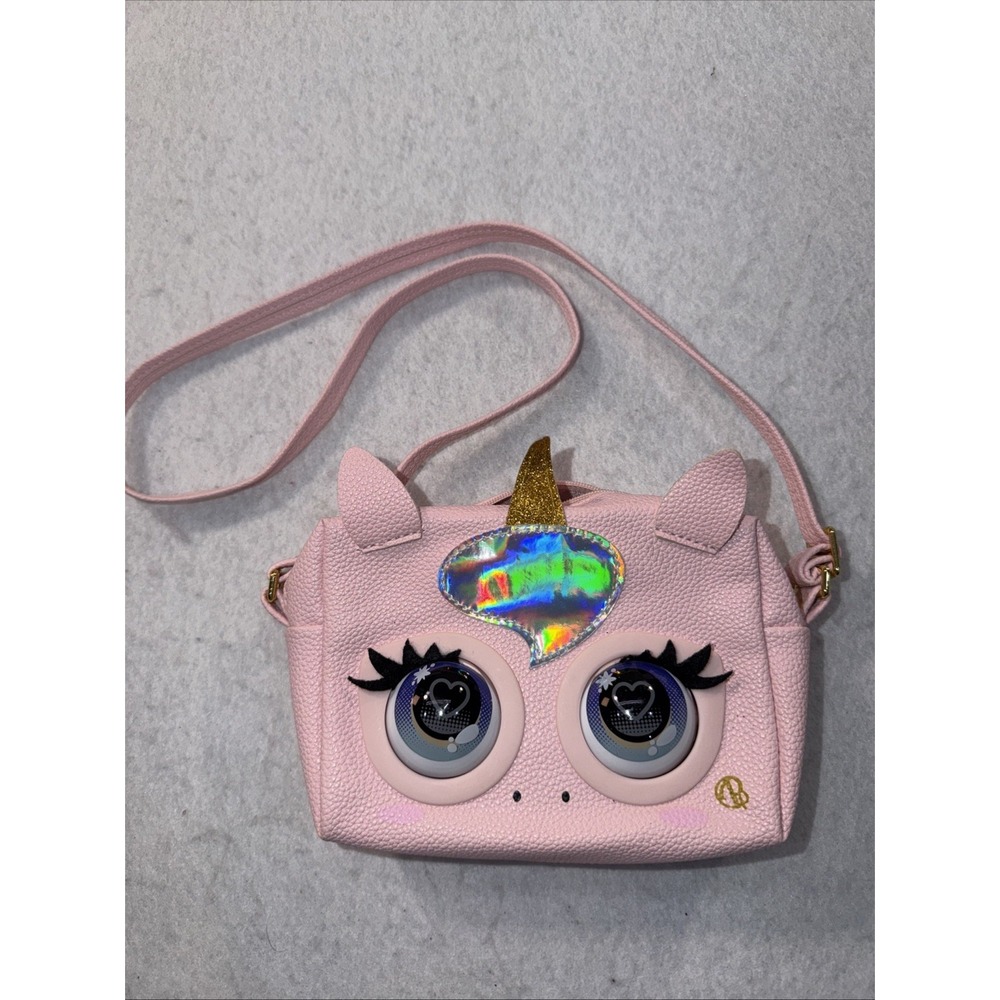 Purse Pets Glamicorn Pink Unicorn Interactive 25 Sounds Games Music EUC